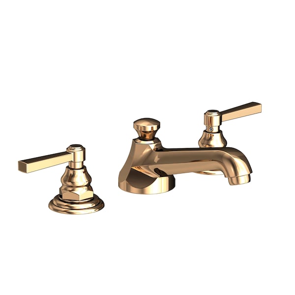 Newport Brass Widespread Lavatory Faucet in French Gold (Pvd) 910-24A - main
